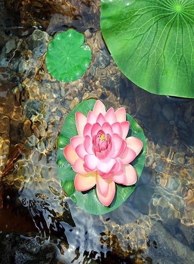 LAVI Aquarium Fish Tank,Plant Indoor Artificial Floating Lotus Flower Decor Ornament (Multicolor) - Image 4